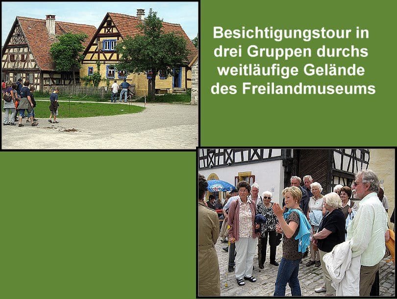 Besichtigungstour durch das Gelände Besichtigungstour durch das Gelände